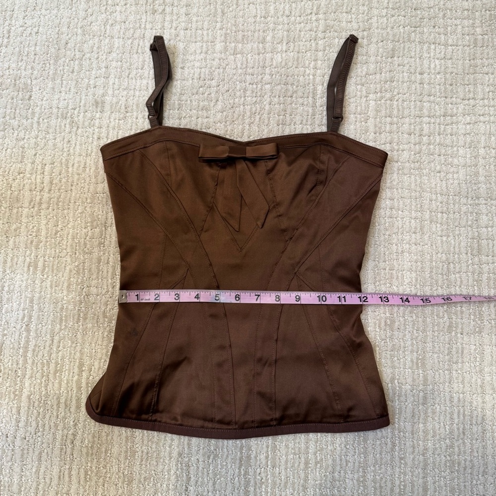Dolce & Gabbana Brown Silk Camisole EUC - Picture 6 of 13